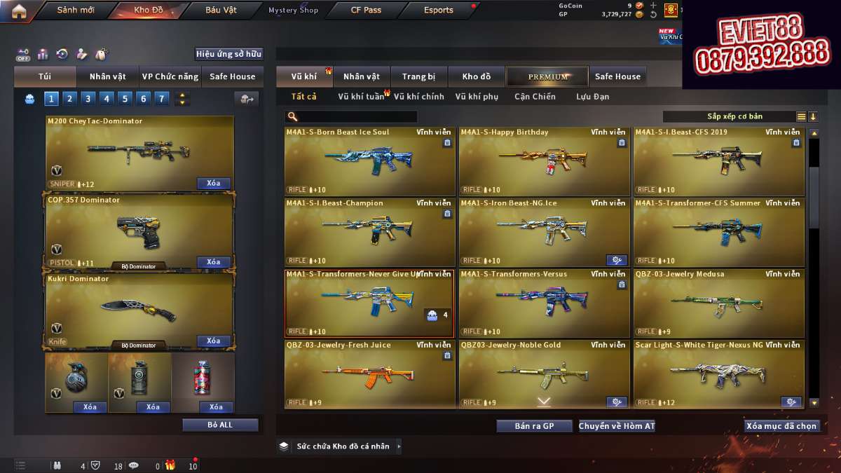 shop acc cf uy tin gia re